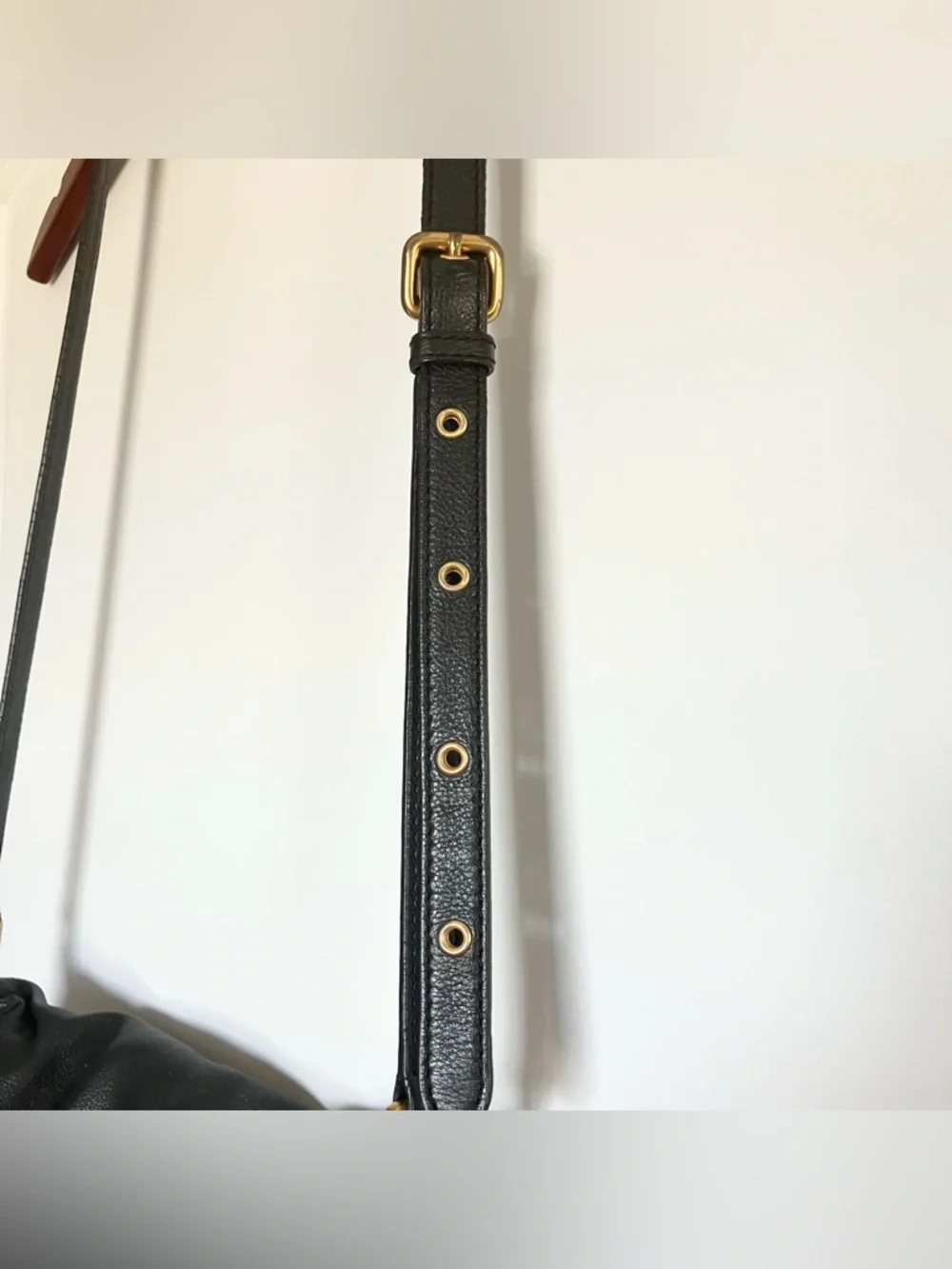 MARC by MARC JACOBS Natasha Classic Q Leather Crossbody Black Y2K Purse - Picture 6 of 12